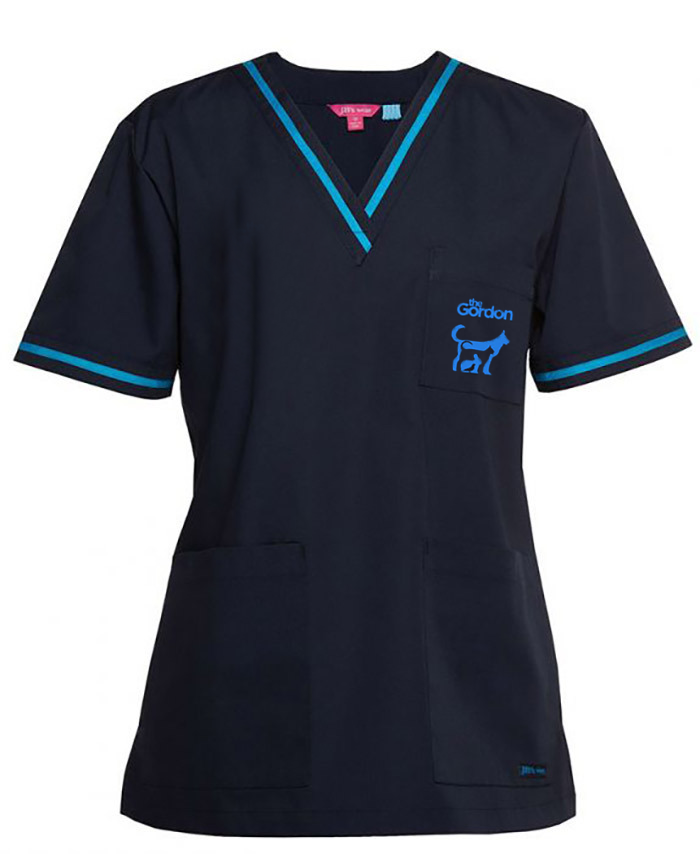 The Gordon Students Vet Nursing Scrubs Ladies Classic Top JB's Wear