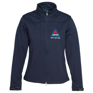 WORKWEAR, SAFETY & CORPORATE CLOTHING SPECIALISTS  - Ladies Biz Tech Soft Shell Jacket - Navy