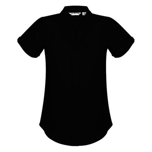 WORKWEAR, SAFETY & CORPORATE CLOTHING SPECIALISTS  - Ladies Madison Short Sleeve Blouse