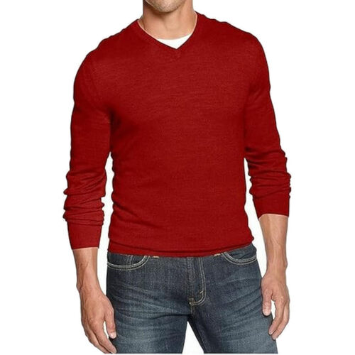 WORKWEAR, SAFETY & CORPORATE CLOTHING SPECIALISTS  - V-Neck L/S Wool Pullover