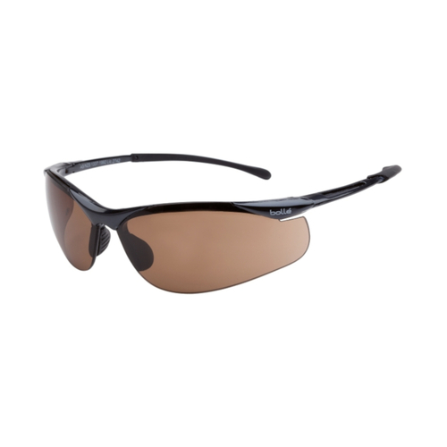 WORKWEAR, SAFETY & CORPORATE CLOTHING SPECIALISTS  - CONTOUR Dark Gun Frame PLATINUM AS/AF Bronze Lens - Spectacles