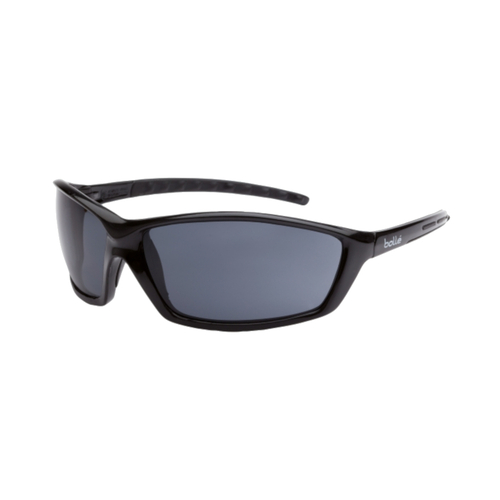 WORKWEAR, SAFETY & CORPORATE CLOTHING SPECIALISTS  - PROWLER Gloss Black Frame AS/AF Smoke Lens - Spectacles