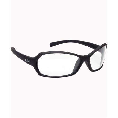 WORKWEAR, SAFETY & CORPORATE CLOTHING SPECIALISTS  - HURRICANE Black Frame AS/AF Clear Lens - Spectacles