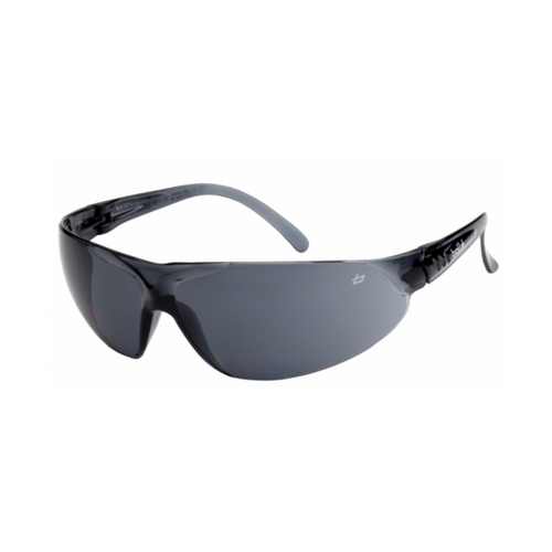 WORKWEAR, SAFETY & CORPORATE CLOTHING SPECIALISTS  - HURRICANE Black Frame AS/AF Smoke Lens - Spectacles