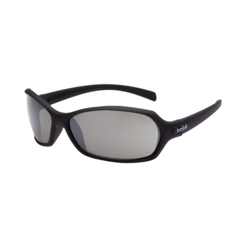 WORKWEAR, SAFETY & CORPORATE CLOTHING SPECIALISTS  - HURRICANE Black Frame Silver Flash Lens - Spectacles