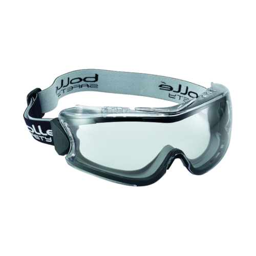 WORKWEAR, SAFETY & CORPORATE CLOTHING SPECIALISTS  - 180 Goggle Platinum AS/AF Clear Lens - Indirect Vents Top/Bottom