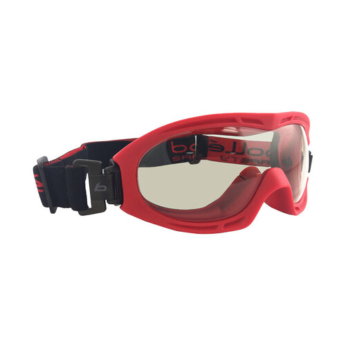 WORKWEAR, SAFETY & CORPORATE CLOTHING SPECIALISTS  - BACKDRAFT RED FIRE GOGGLE CSP PLATINUM LENS - Goggles