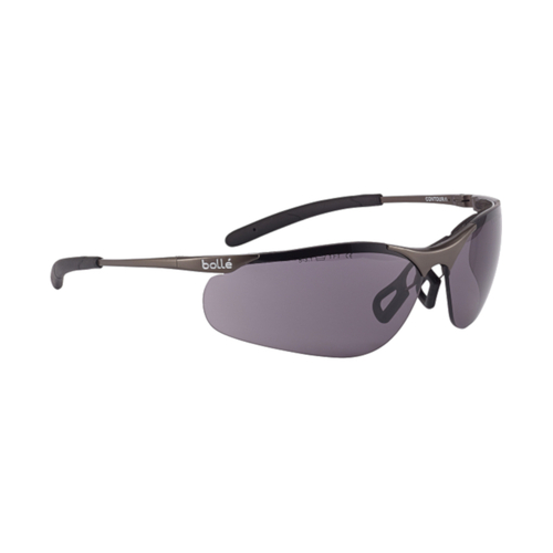 WORKWEAR, SAFETY & CORPORATE CLOTHING SPECIALISTS  - Contour With Metal Frame Smoke AS/AF Lens - Pouch Included