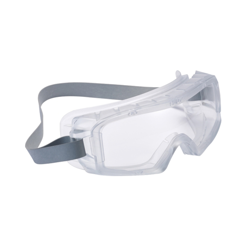 WORKWEAR, SAFETY & CORPORATE CLOTHING SPECIALISTS  - COVERALL Transluscent PVC Vented Frame AS/AF Clear Lens - With Neoprene Strap - Goggles