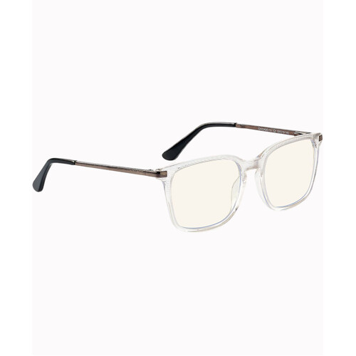 WORKWEAR, SAFETY & CORPORATE CLOTHING SPECIALISTS  - CHICAGO - Men ProBlu Clear Lens Crystal Clear Frame W/Gun Metal Temple & Blk Temple Tip