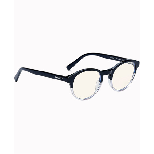 WORKWEAR, SAFETY & CORPORATE CLOTHING SPECIALISTS  - LONDON - Unisex ProBlu Clear Lens Crystal Clear/Black Frame W/Black Temples