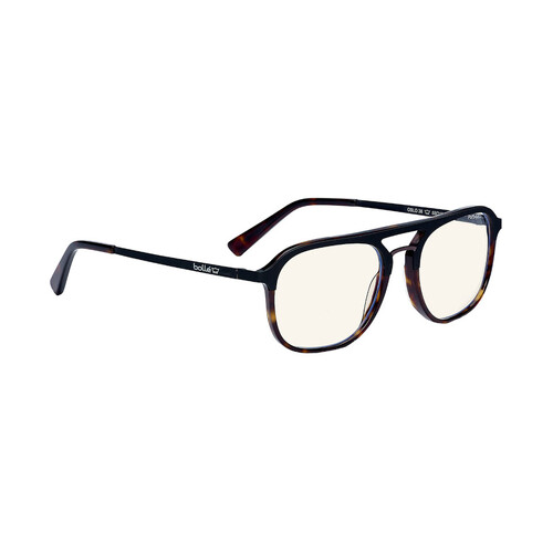 WORKWEAR, SAFETY & CORPORATE CLOTHING SPECIALISTS  - OSLO - Men ProBlu Clear Lens Matt Blk/Brn Tortoise Frame W/Matt Blk Temple & Brn Tortoise Tip