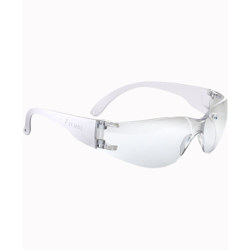 WORKWEAR, SAFETY & CORPORATE CLOTHING SPECIALISTS  - B-Line BL30 Smoke ASAF Rimless White Temple