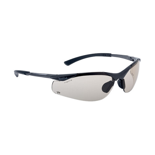 WORKWEAR, SAFETY & CORPORATE CLOTHING SPECIALISTS  - CONTOUR Dark Gun Frame PLATINUM AS/AF CSP Lens