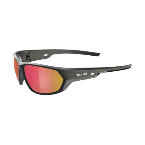 WORKWEAR, SAFETY & CORPORATE CLOTHING SPECIALISTS  - KOMET Smoky Red Flash PC AS Lens Black Frame