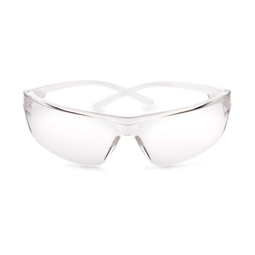 WORKWEAR, SAFETY & CORPORATE CLOTHING SPECIALISTS  - S10 Protective Eyewear Clear AF PC Lens Clear Frame