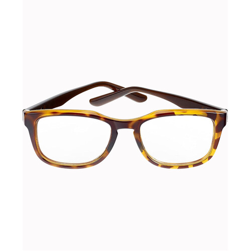 WORKWEAR, SAFETY & CORPORATE CLOTHING SPECIALISTS  - SPICY OFFICE Tortoiseshell Frame with Clear "Blue Light Protective" PC Lens (No Side Shields)