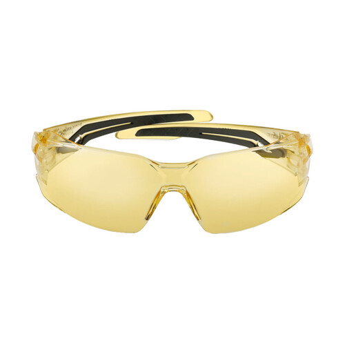 WORKWEAR, SAFETY & CORPORATE CLOTHING SPECIALISTS  - SILEX Yellow Translucent / Black Temples AS/AF Yellow Lens