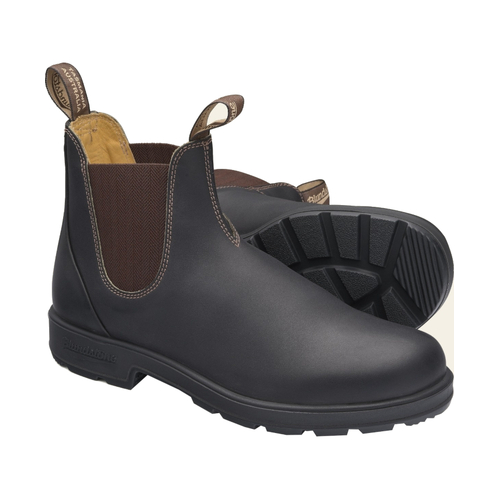 WORKWEAR, SAFETY & CORPORATE CLOTHING SPECIALISTS  - 600 - Worklife - Non Safety Stout brown elastic side boot - v cut