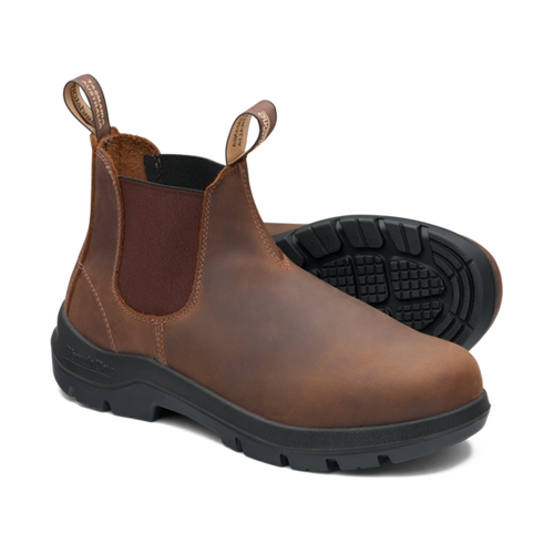 WORKWEAR, SAFETY & CORPORATE CLOTHING SPECIALISTS  - Blundstone 720 WorkLife Teak Leather Elastic Side Boot