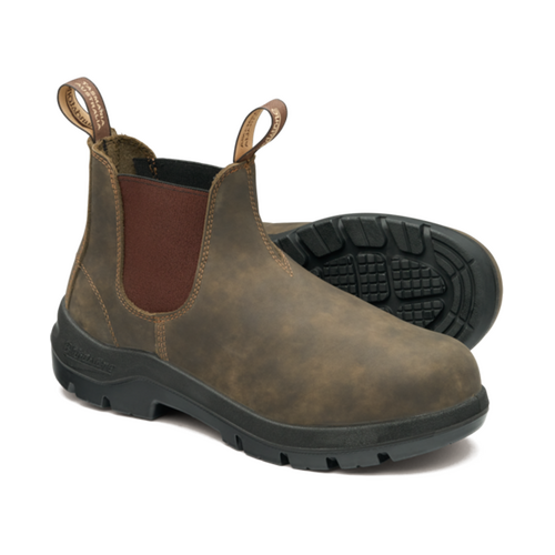 WORKWEAR, SAFETY & CORPORATE CLOTHING SPECIALISTS  - Blundstone 730 WorkLife Rustic Brown Leather Elastic Side Boot