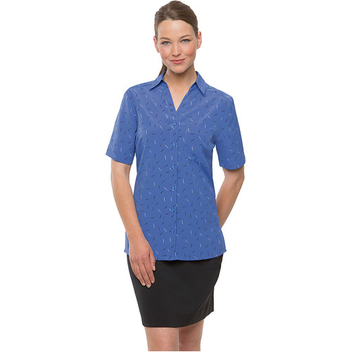 WORKWEAR, SAFETY & CORPORATE CLOTHING SPECIALISTS  - Drift Print Short Sleeve Shirt - Ladies
