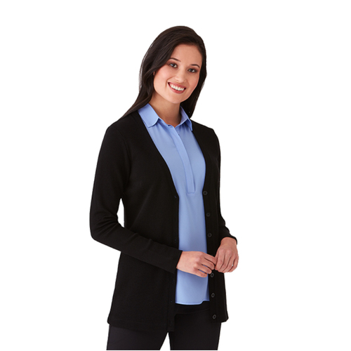 WORKWEAR, SAFETY & CORPORATE CLOTHING SPECIALISTS  - City Overknit Long Sleeve Cardigan - Ladies