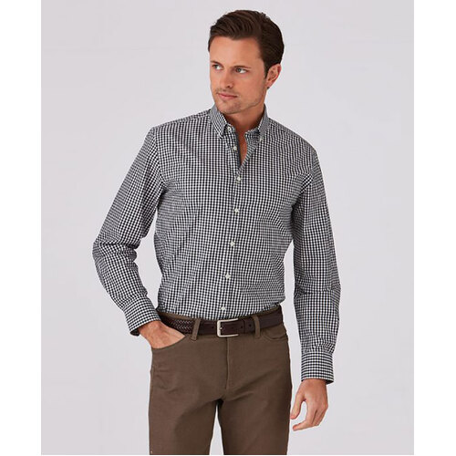 WORKWEAR, SAFETY & CORPORATE CLOTHING SPECIALISTS  - Gingham City Check Long Sleeve Shirt - Mens