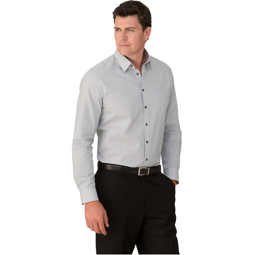 WORKWEAR, SAFETY & CORPORATE CLOTHING SPECIALISTS  - Pinfeather - Long Sleeve Shirt - Mens