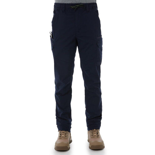 WORKWEAR, SAFETY & CORPORATE CLOTHING SPECIALISTS  - WP-12C - ELASTIC WAIST STRETCH RIPSTOP WORK PANT