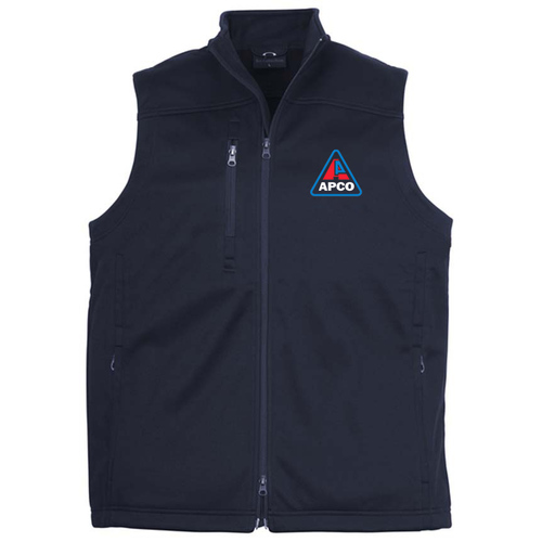 WORKWEAR, SAFETY & CORPORATE CLOTHING SPECIALISTS  - Mens Biz Tech Soft Shell Vest - Navy