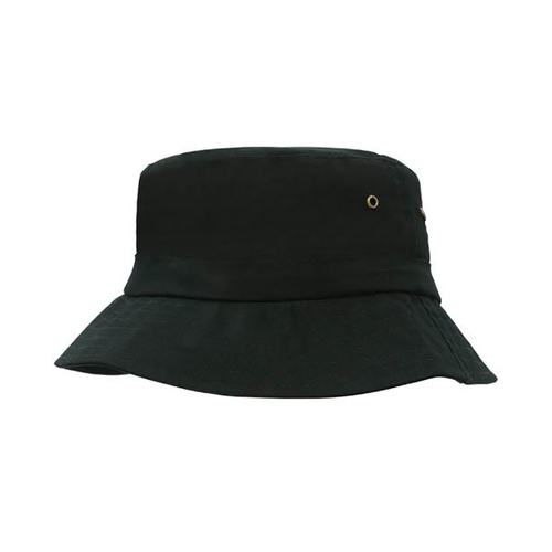 WORKWEAR, SAFETY & CORPORATE CLOTHING SPECIALISTS  - Bright Minds - Brushed Sports Twill Childs Bucket Hat
