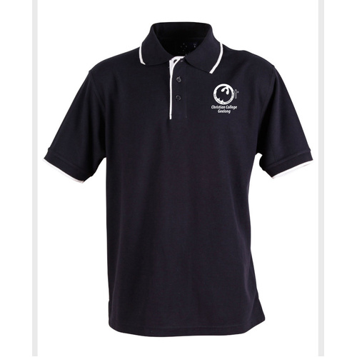 WORKWEAR, SAFETY & CORPORATE CLOTHING SPECIALISTS  - Mens S/L Pique Polo Contrast