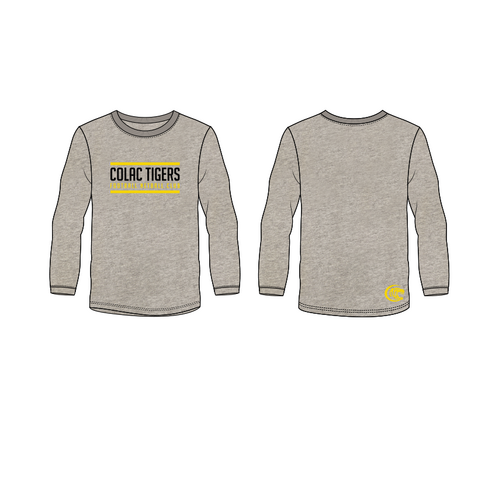 WORKWEAR, SAFETY & CORPORATE CLOTHING SPECIALISTS  - JB's LONG SLEEVE TEE - Grey Marle