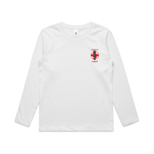 WORKWEAR, SAFETY & CORPORATE CLOTHING SPECIALISTS  - Youth Long Sleeve Staple Tee - White