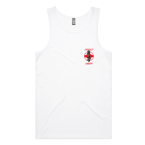 WORKWEAR, SAFETY & CORPORATE CLOTHING SPECIALISTS  - Mens Lowdown Singlet - White