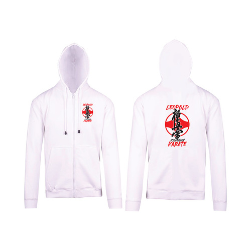 WORKWEAR, SAFETY & CORPORATE CLOTHING SPECIALISTS  - General Zipper Hoodie - White