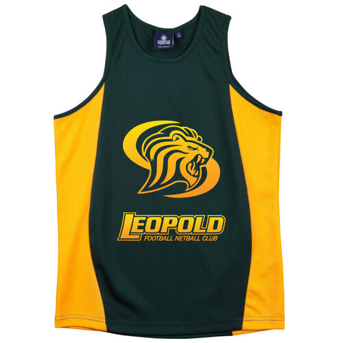 WORKWEAR, SAFETY & CORPORATE CLOTHING SPECIALISTS  - Junior Training Singlets (Inc Leopold Logo)