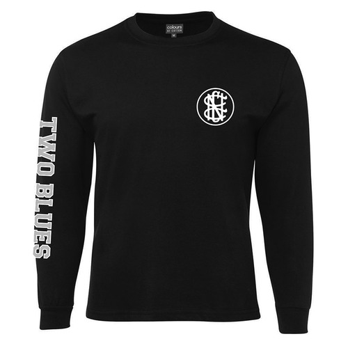 WORKWEAR, SAFETY & CORPORATE CLOTHING SPECIALISTS  - LONG SLEEVE TEE - Navy