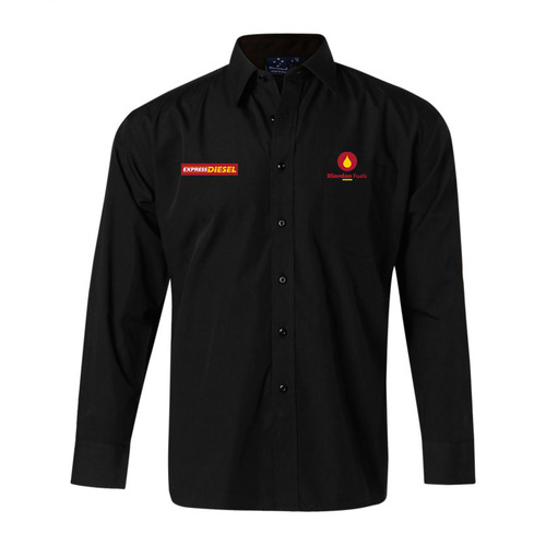 WORKWEAR, SAFETY & CORPORATE CLOTHING SPECIALISTS  - Men's Poplin Shirt Long Sleeve (Inc Embroidery)