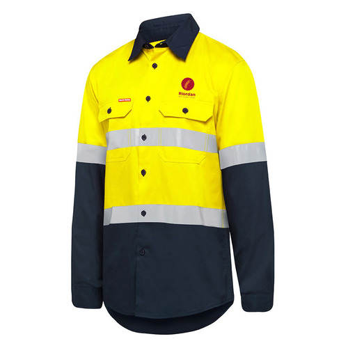 WORKWEAR, SAFETY & CORPORATE CLOTHING SPECIALISTS  - Hard Yakka Lightweight Long Sleeve Shirt (Inc Embroidery)