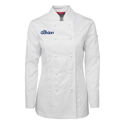 WORKWEAR, SAFETY & CORPORATE CLOTHING SPECIALISTS  - The Gordon - Students - Long Sleeve Chefs Jacket - Ladies