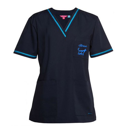 WORKWEAR, SAFETY & CORPORATE CLOTHING SPECIALISTS  - The Gordon - Students - Vet Nursing Scrubs - Ladies Classic Top