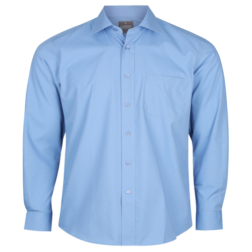 WORKWEAR, SAFETY & CORPORATE CLOTHING SPECIALISTS  - Nicholson - Mens Premium Poplin Long Sleeve Shirt