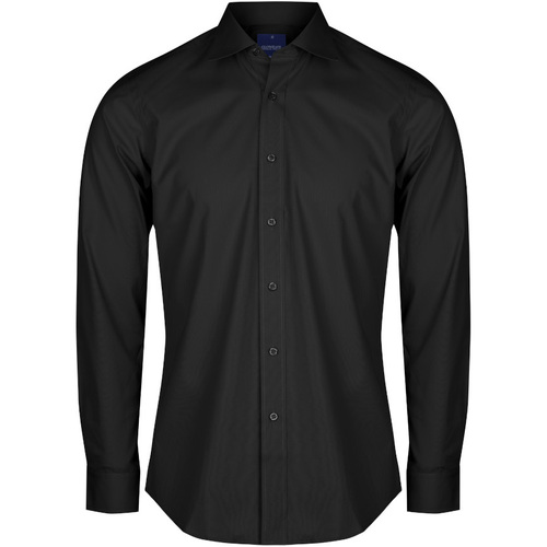 WORKWEAR, SAFETY & CORPORATE CLOTHING SPECIALISTS  - Nicholson - Mens Premium Poplin Long Sl Slim Shirt