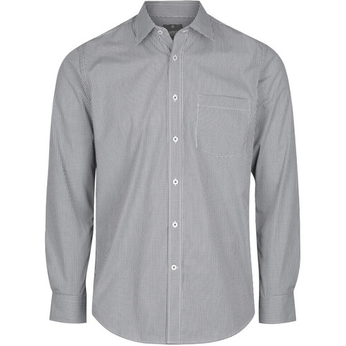 WORKWEAR, SAFETY & CORPORATE CLOTHING SPECIALISTS  - WESTGARTH - MEN'S GINGHAM LONG SLEEVE SHIRT