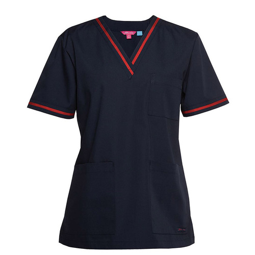 WORKWEAR, SAFETY & CORPORATE CLOTHING SPECIALISTS  - JB's Wear Contrast Ladies Scrubs Top