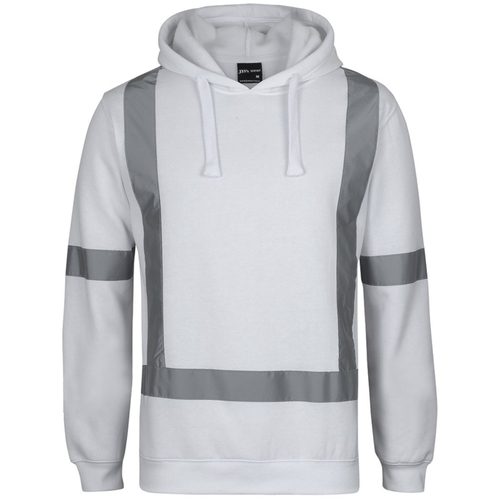 WORKWEAR, SAFETY & CORPORATE CLOTHING SPECIALISTS  - JB's Fleece Hoodie With Reflective Tape
