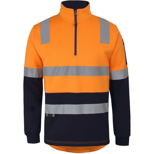 WORKWEAR, SAFETY & CORPORATE CLOTHING SPECIALISTS  - JB's 1/2 ZIP AUST. RAIL (D+N) FLEECE SWEATER