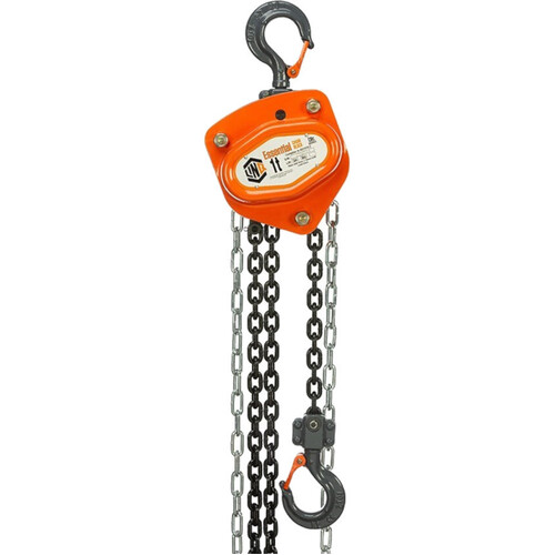 WORKWEAR, SAFETY & CORPORATE CLOTHING SPECIALISTS  - LINQ CHAIN BLOCK ESSENTIAL 1 TONNE CAPACITY 3M LONG COMMERCIAL